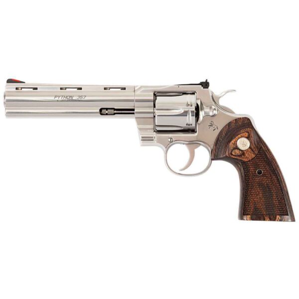 Colt Python 357 Magnum 6in Stainless Revolver - 6 Rounds